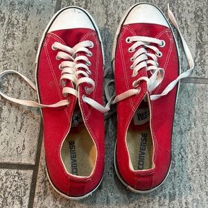 Converse Classic Red Canvas Sneakers